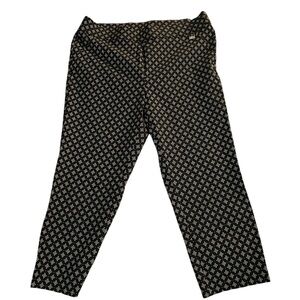 EUC~ Rafaella Pants Womens 18 Black Stretch Waistband Pull On Ankle.